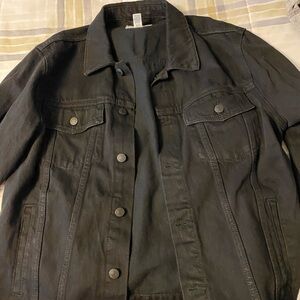 Men's Black Denim Jacket